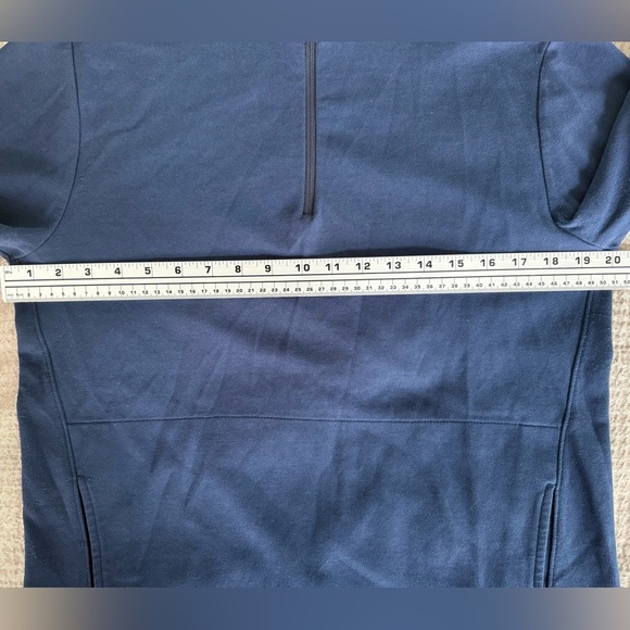 Bonobos Navy Quarter-Zip Pullover Sweatshirt | Slim Fit | Size Small - Picture 6 of 10